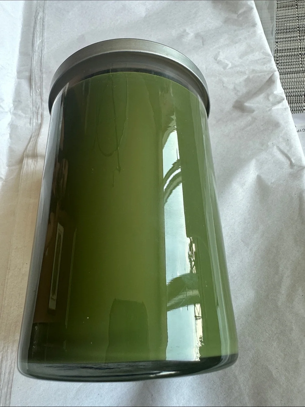 Yankee Candle Green Mistletoe Jar Candle 22oz